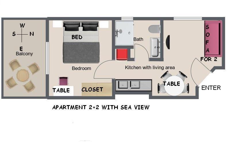 Apartments Ursic Mb Brela Zimmer foto